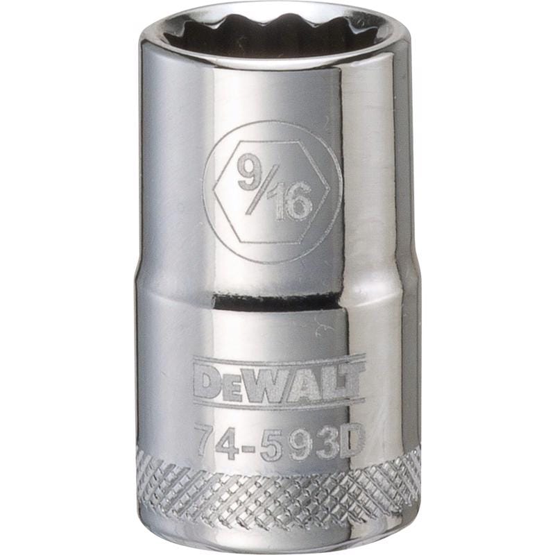 Dewalt DWMT74593OSP 9/16 in. X 1/2 in. drive SAE 12 Point Socket 1 pc