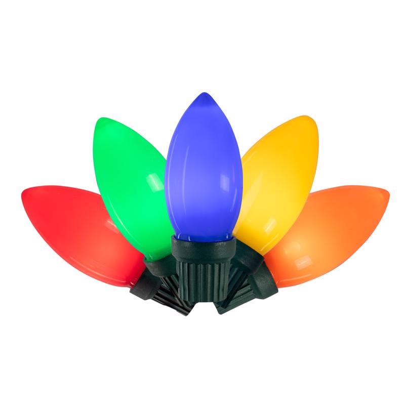 Celebrations 11-06018A Classic LED C9 Multicolored 25 ct String Christmas Lights 16 ft.