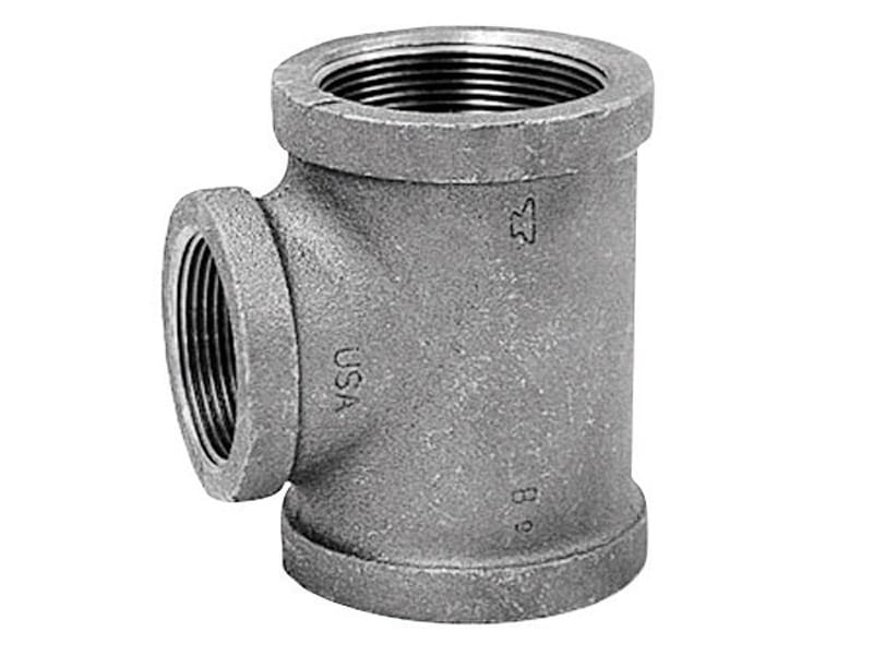 Anvil 8700122651 3/4 in. FPT X 1/2 in. D FPT 3/4 in. D FPT Galvanized Malleable Iron Reducing Tee