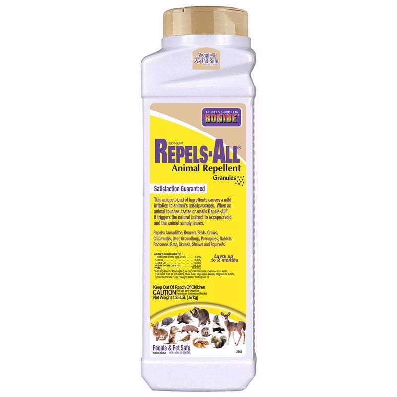 Bonide 23606 Repels-All Animal Repellent Granules For Most Animal Types 1.25 lb