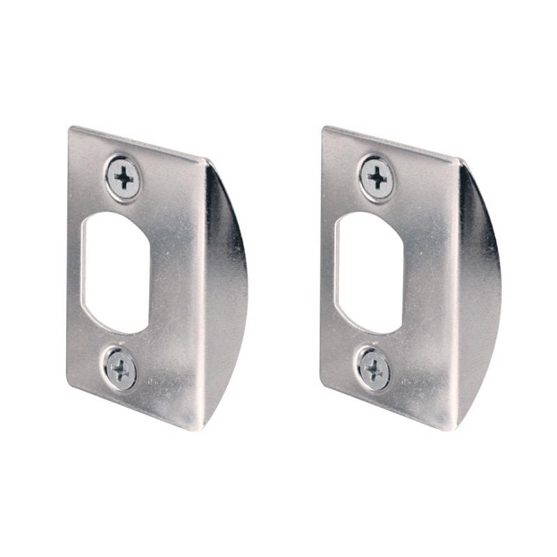 Prime-Line E 2234 2.25 in. H X 1.07 in. L Chrome Steel Latch Strike Plate