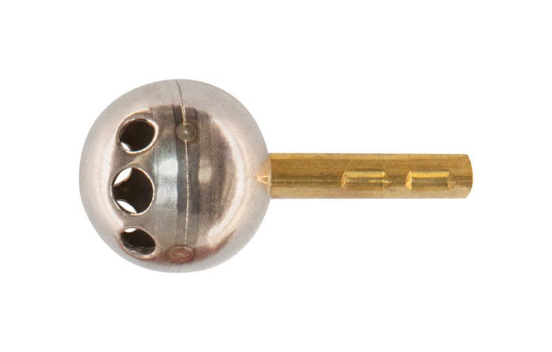 Danco 9D00088120 Ball Replacement For Delta and Peerless 2.01 in. L X 0.99 in. W #212 Gold/Silver Stainless Ste