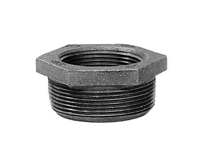 Anvil 8700129854 2 in. MPT X 1 in. D FPT Black Malleable Iron Hex Bushing