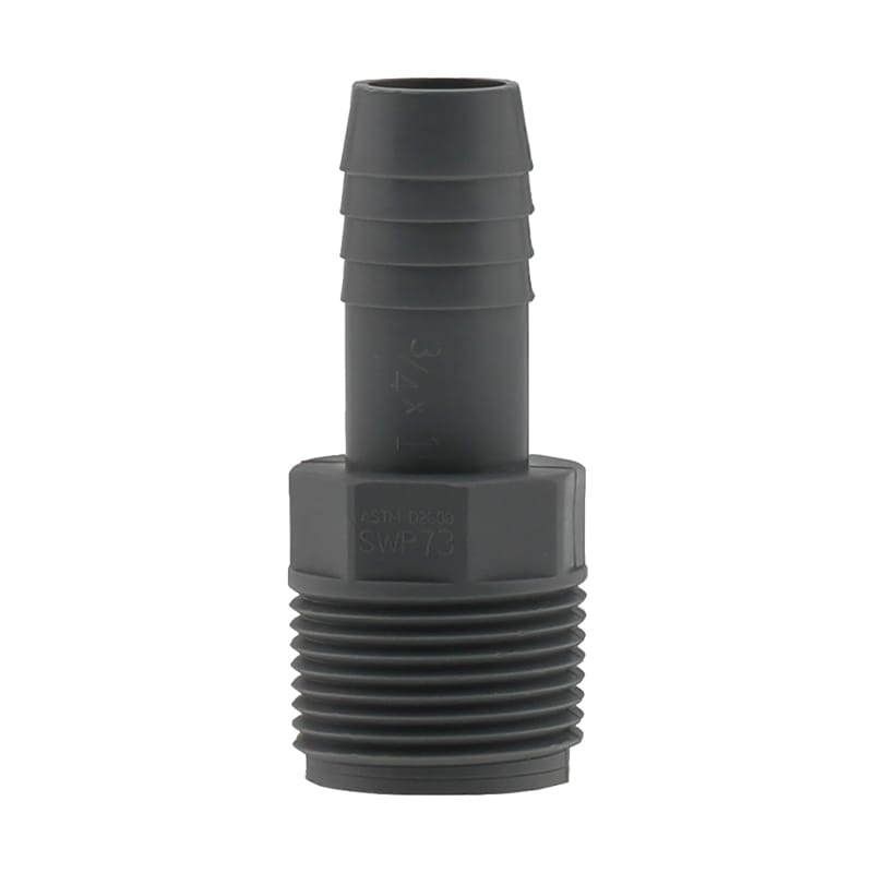 Lasco UPPRA-1007 Boshart Industries 1 in. MPT in. X 3/4 in. D Insert Polypropylene Reducing Male Adapter 1 pk