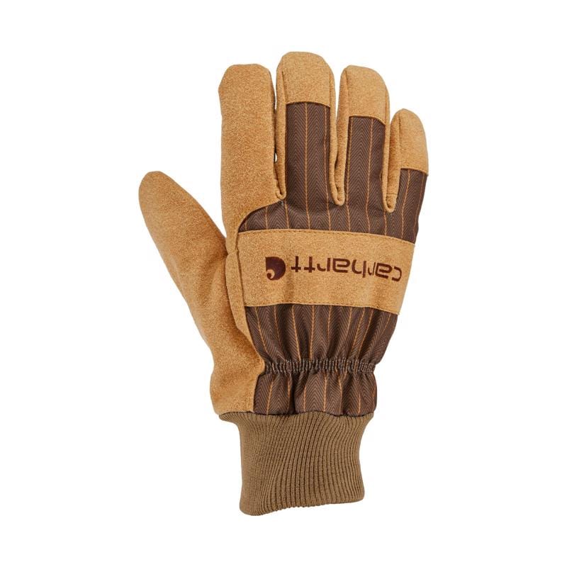 Carhartt GW0827MBRNSTR-M M Cotton Brown Cold Weather Gloves