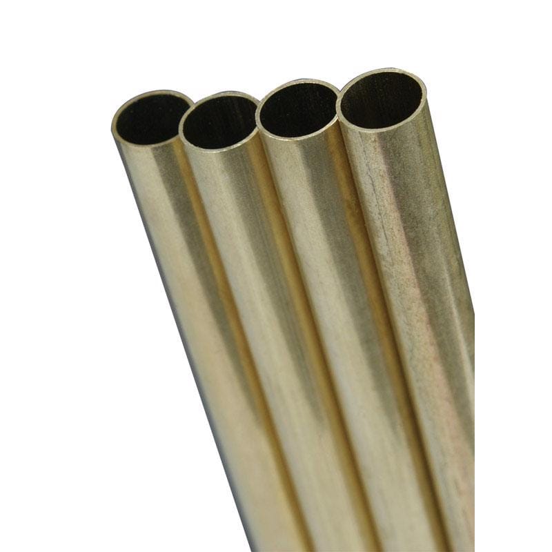 K&S 8125 1/16 in. D X 1 in. L Round Brass Tube 3 pk