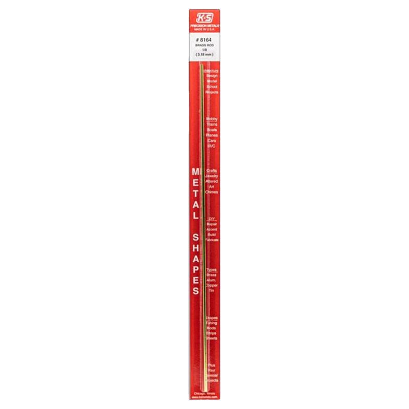 K&S 8264 1/4 in. W X 12 in. L Rectangular Brass Tube 1 pk