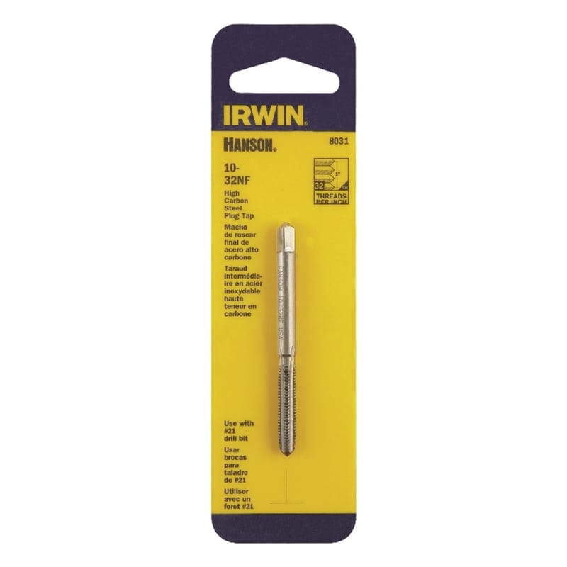 Irwin 8031 Hanson SAE 10-32 Plug Tap