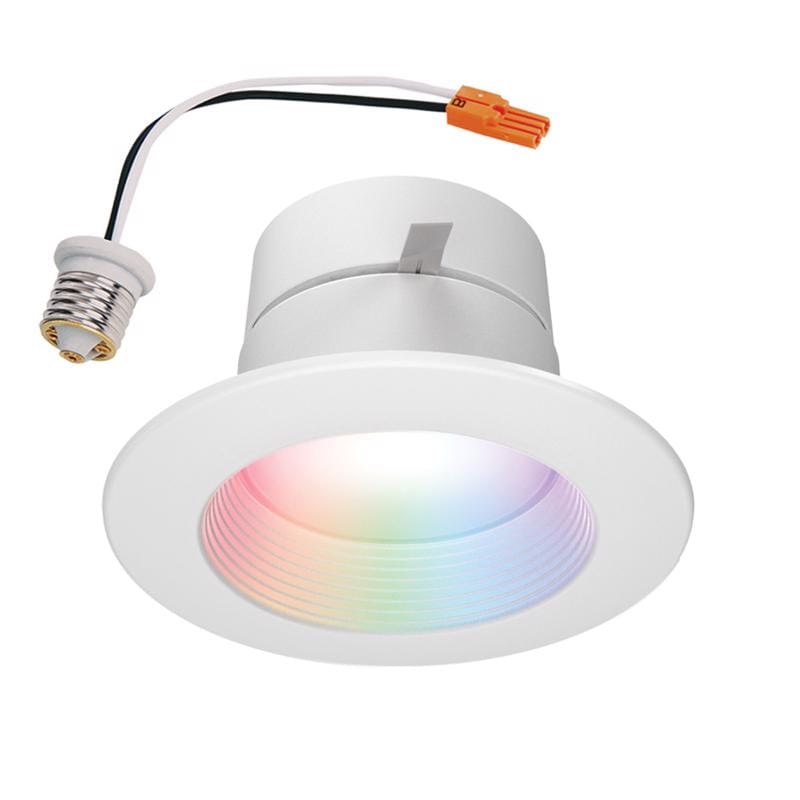 Halo RL4069WZRGBWWHR RGB 4 in. W LED Smart-Enabled Recessed Downlight 7.1 W