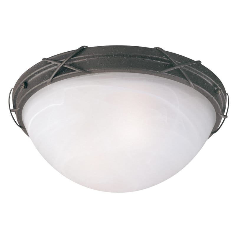 Westinghouse 6940700 Claremont Switch Incandescent Rustic White Outdoor Light Fixture Hardwired