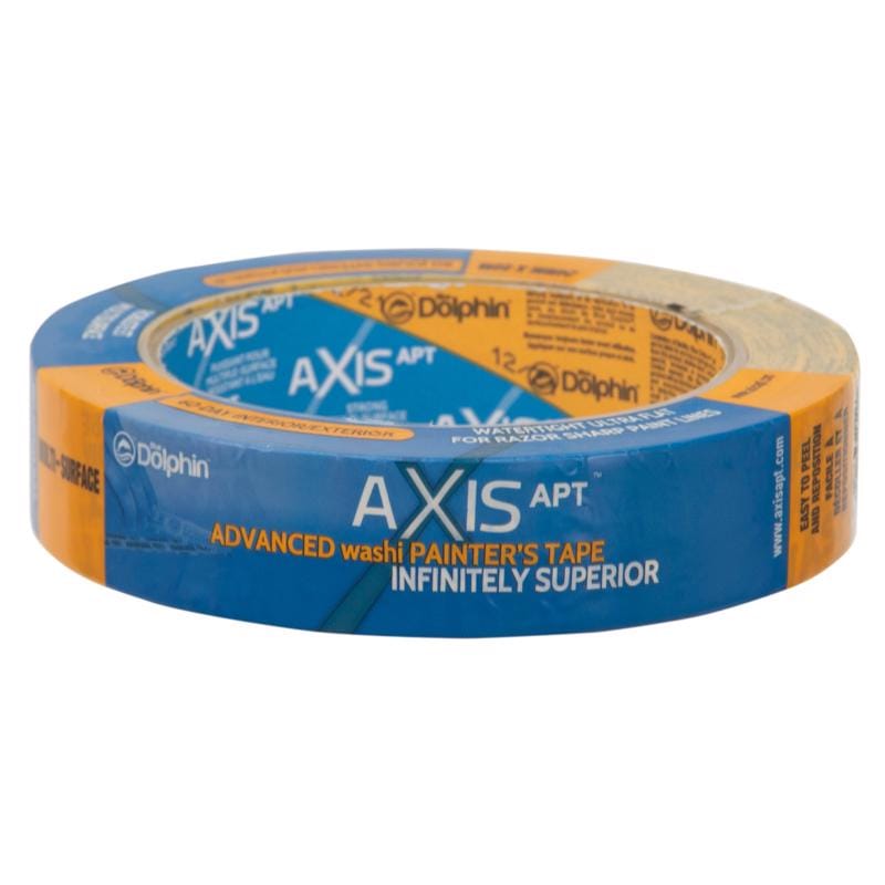 Blue Dolphin TP WASHI S 0150 1.41 in. W X 54.6 yd L Yellow Medium Strength Painter's Tape 1 pk