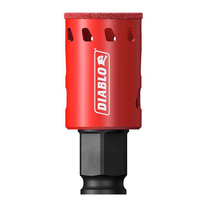 Diablo DHS1250DG 1-1/4 in. Diamond Grit 5.52 in. L X 1/4 in. D Hole Saw