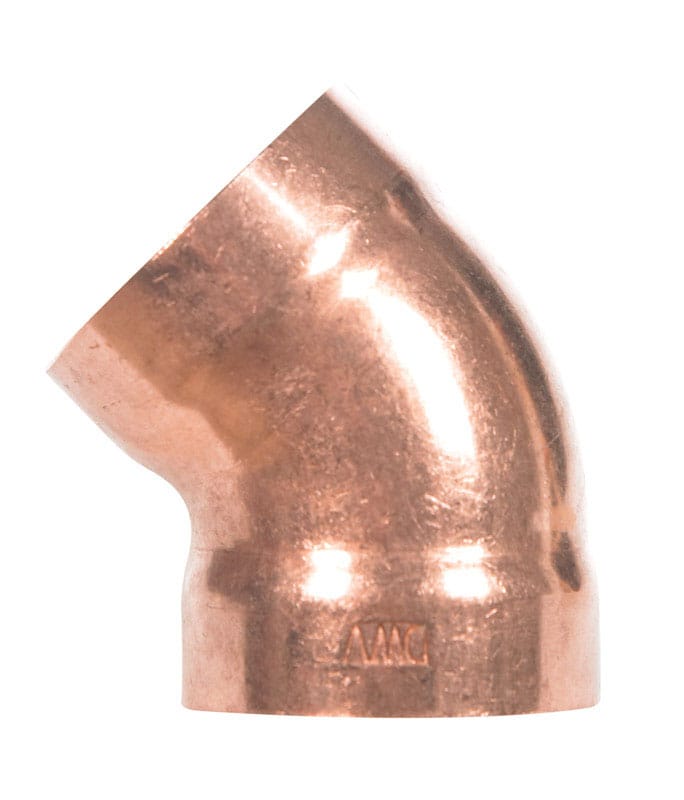 Nibco W00220D 2 in. Sweat X 2 in. D Sweat Copper 45 Degree Elbow 1 pk