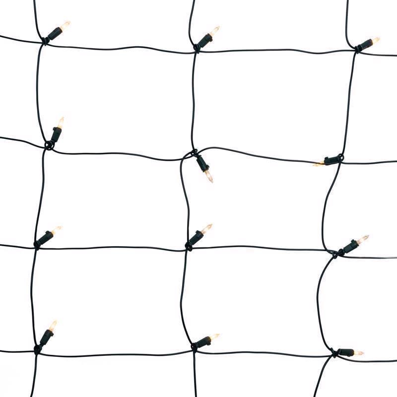 Celebrations RNT100WWA Classic LED T5 Warm White 100 ct Net Christmas Lights 4 ft.