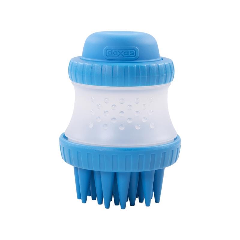 Dexas PW73022-2194 ScrubBuster Blue Dog Grooming Brush 1 pk
