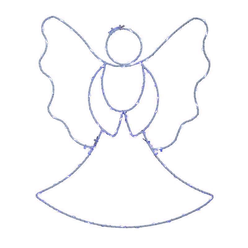Celebrations 15ANGA LED Multi Angel Silhoutte 13 in. Hanging Decor