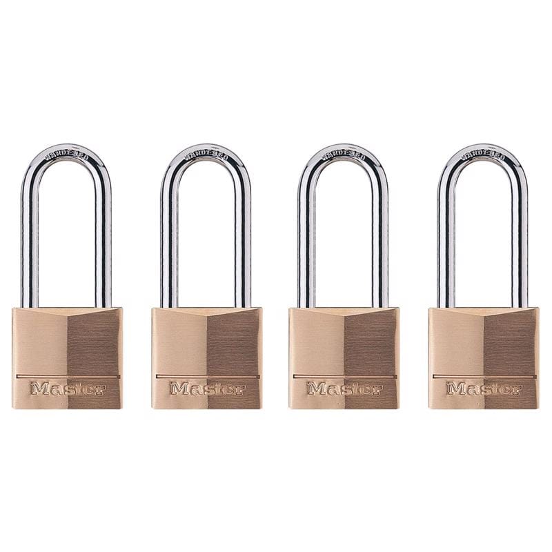 Master Lock 140QLH 1-9/16 in. W Steel 4-Pin Cylinder Exterior Padlock