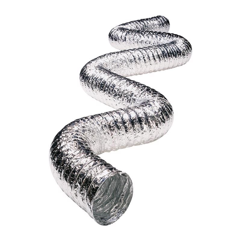 Deflect-O F0420B/2 Supurr-Flex 20 ft. L X 4 in. D Silver Aluminum Dryer Transition Duct