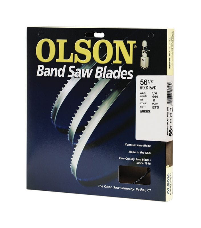 Olson WB55756DB 56.1 in. L X 0.3 in. W Carbon Steel Band Saw Blade 14 TPI Hook teeth 1 pk
