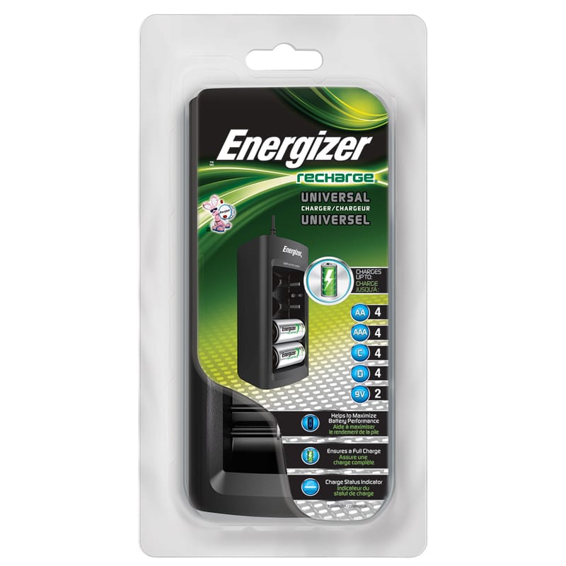 Energizer CHFC Recharge 4 Battery Black Universal Battery Charger