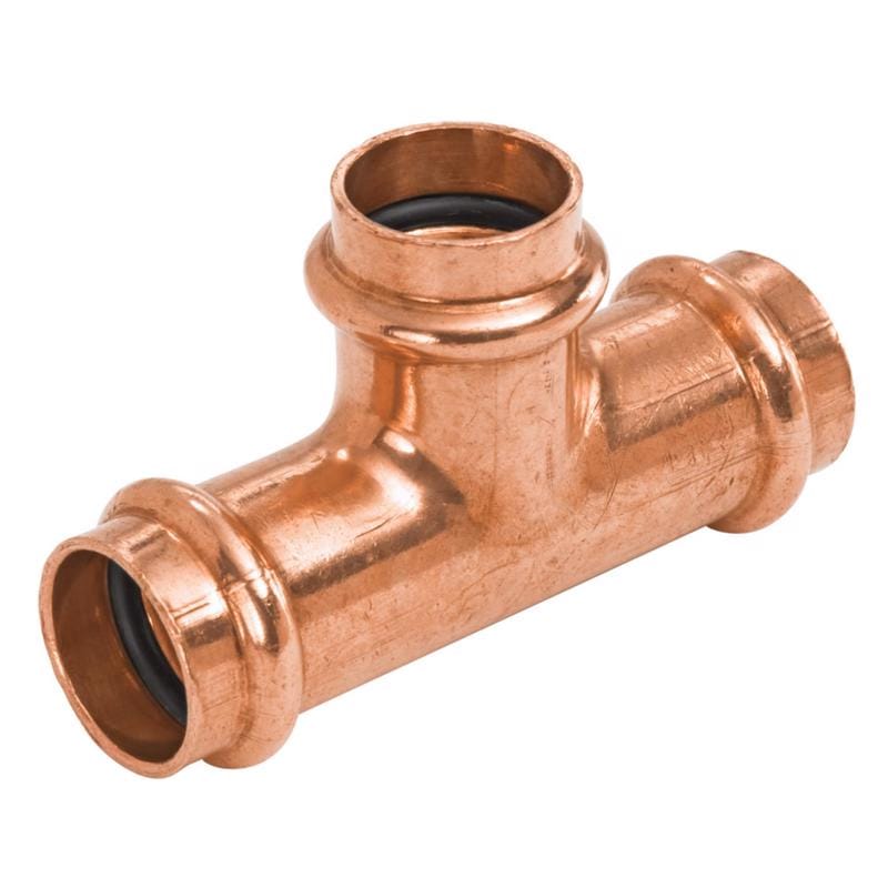 Nibco 9097200PCCP 1/2 in. Press X 1/2 in. D Press Copper Tee 10 pk