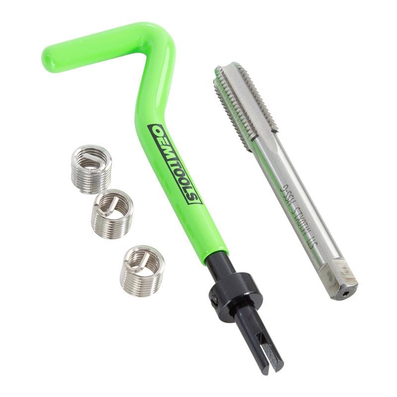 Oemtools 25632 13/32 in. Stainless Steel Non Locking Helical Thread Repair Kit M10 - 1.5 mm