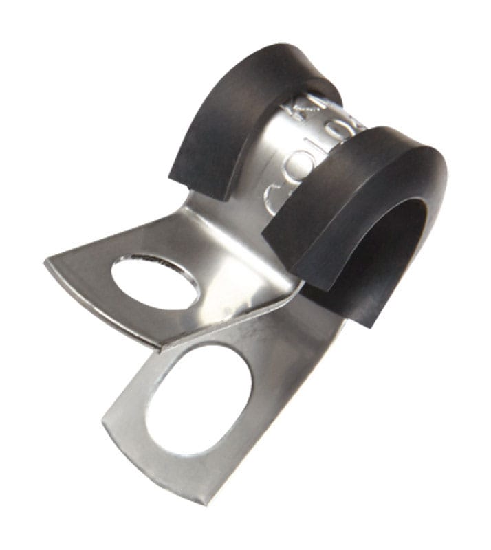 Jandorf 61529 1/4 in. D Stainless Steel Cushion Clamp 2 pk