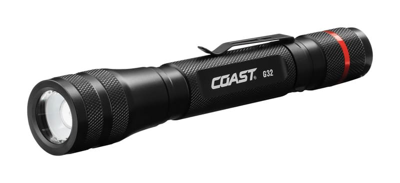Coast 20484 G32 355 lm Black LED Flashlight AA Battery