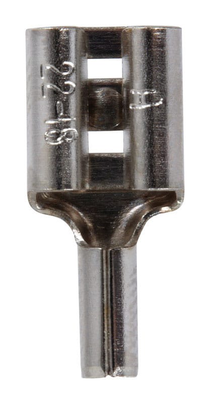 Jandorf 60937 22-18 Ga. Insulated Wire Female Disconnect Silver 5 pk