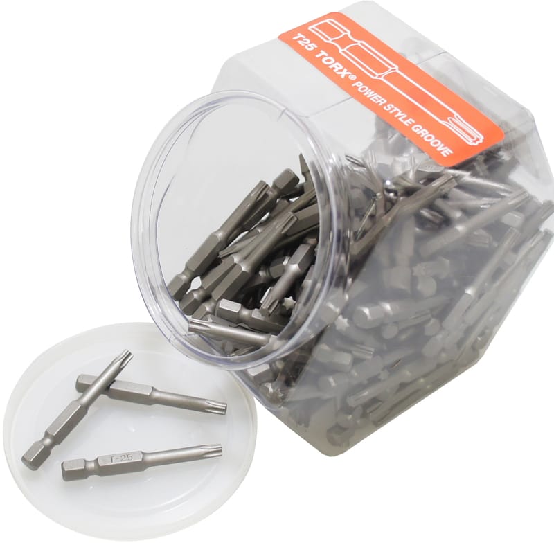 Best Way Tools B83962 Torx T25 X 2 in. L Screwdriver Bit Carbon Steel 150 pc
