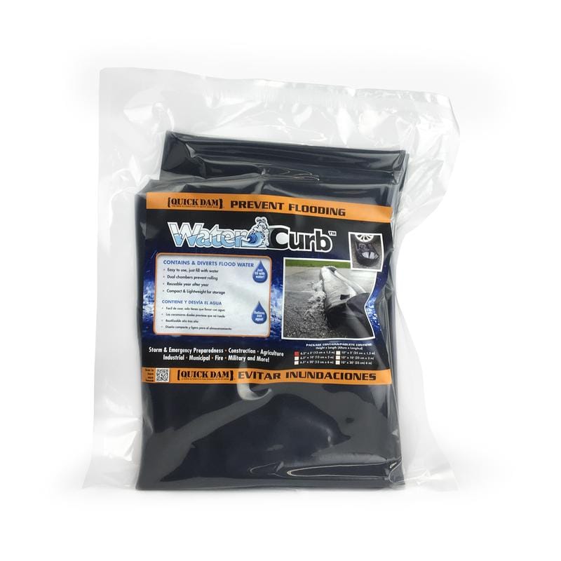 Quick Dam QDWC65 Water Curb 6.5 in. W X 60 in. L Flood Barrier 1 pk