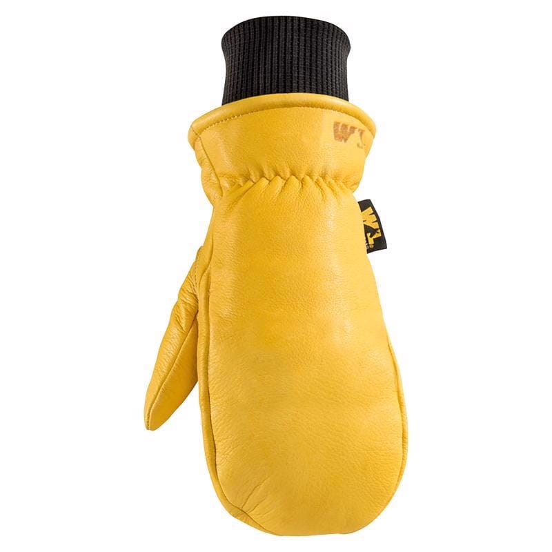 Wells Lamont 1217XL HyraHyde Men's Indoor/Outdoor Work Mittens Black/Yellow XL 1 pair