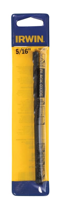 Irwin 66720ZR 5/16 in. X 6 in. L High Speed Steel Split Point Drill Bit Straight Shank 1 pc