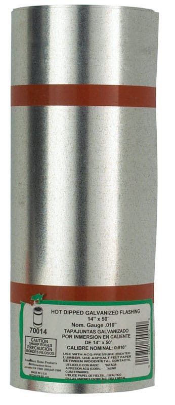 Amerimax 70014 14 in. W X 50 ft. L Galvanized Steel Valley Flashing Silver