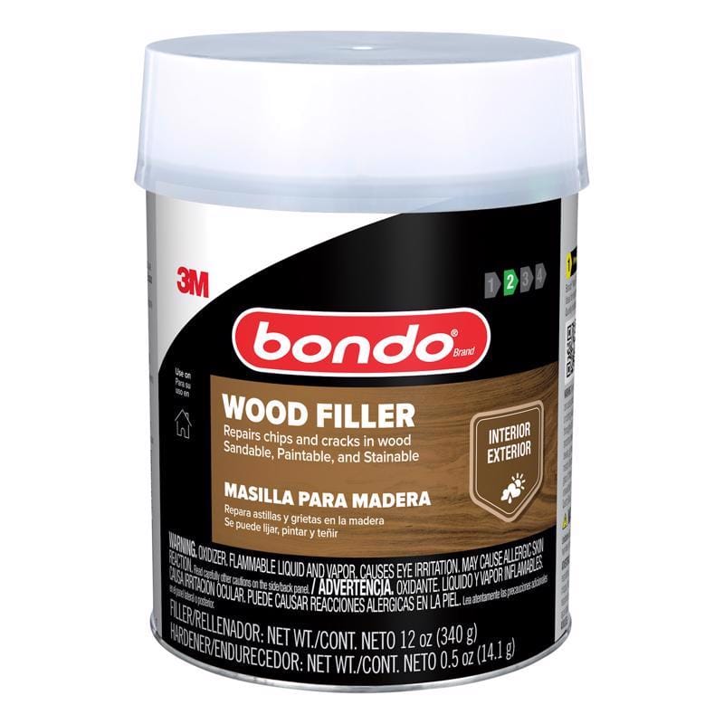 Bondo WF-PT-ES Brown Wood Filler 12 oz