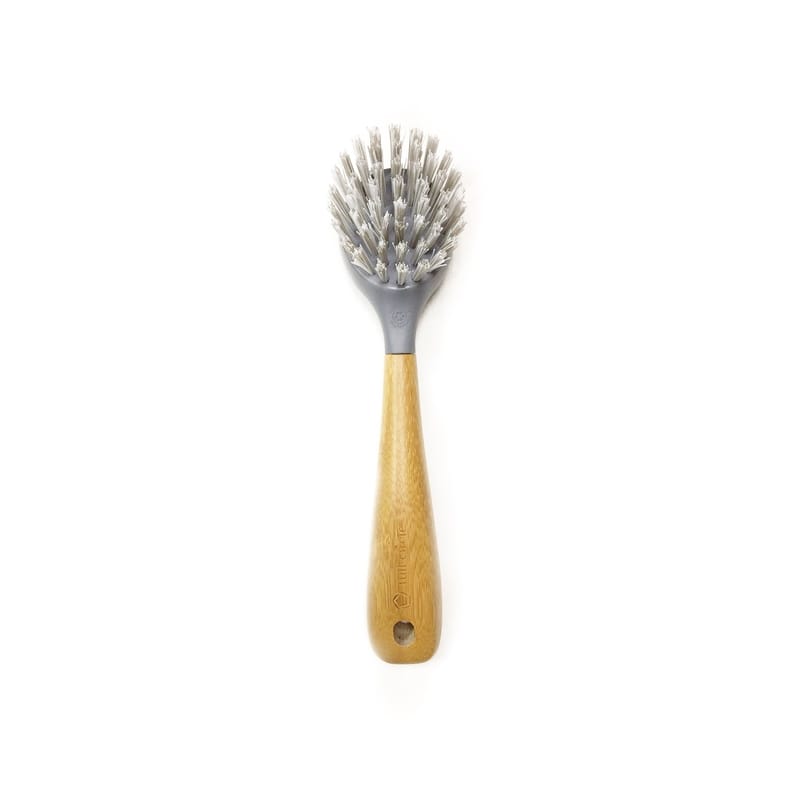 Full Circle FC17130GY Tenacious C 2.1 in. W Hard Bristle 5.6 in. Bamboo Handle Scrub Brush