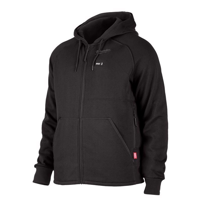 Milwaukee 306B-20L M12 L Long Sleeve Men's Hooded Heated Hoodie (Hoodie Only) Black