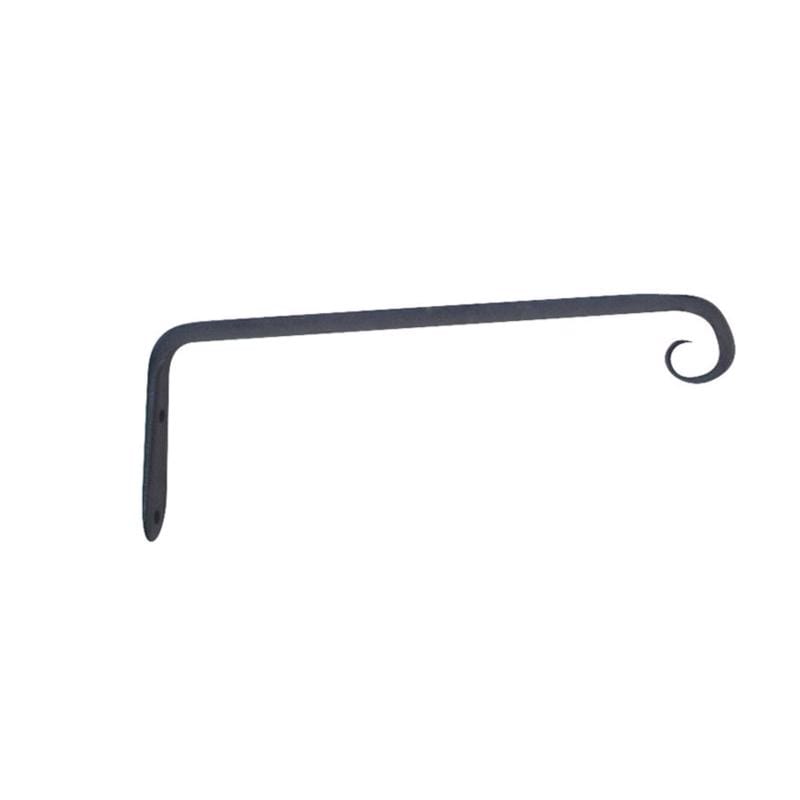 Living Accents 58006 Black Wrought Iron 10 in. H Forged Straight Plant Hook 1 pk