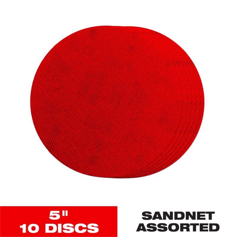 Diablo DND050ASTH10I SandNet 5 in. L X 5 in. W Assorted Grit Ceramic Blend Sanding Disc 10 pk