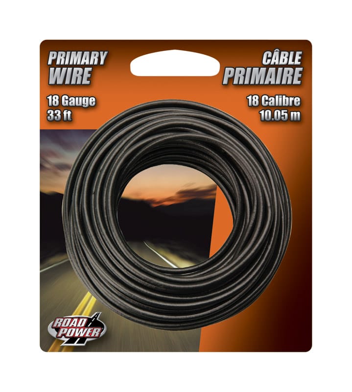 Coleman Cable 55667333 33 ft. 18 Ga. Primary Wire Black