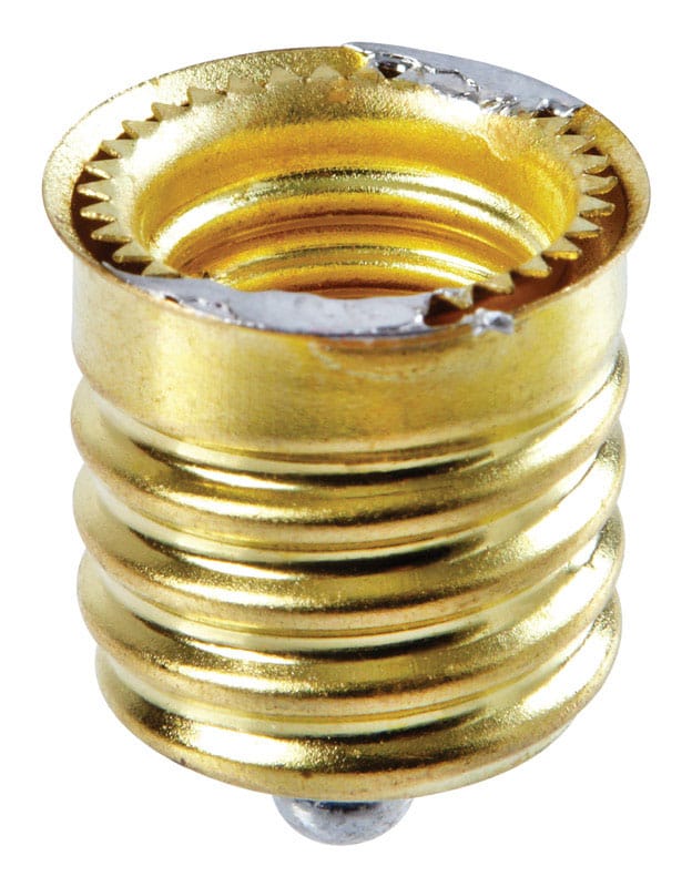 Jandorf 60424 Metal Intermediate to Candelabra Base Socket Reducer 1 pk