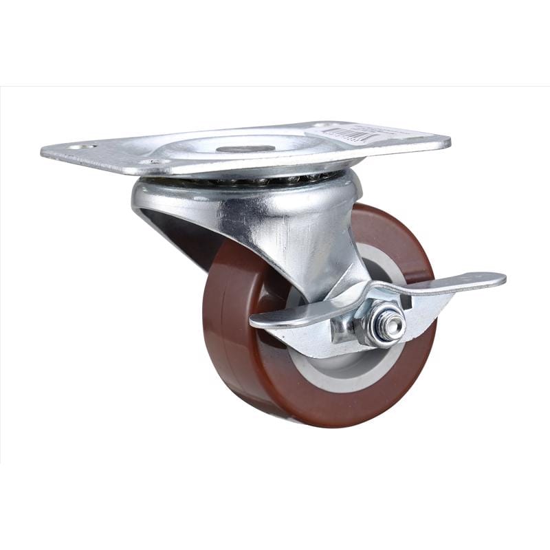 Projex 9274 2-1/2 in. D Swivel Hard Rubber Caster 125 lb 1 pk