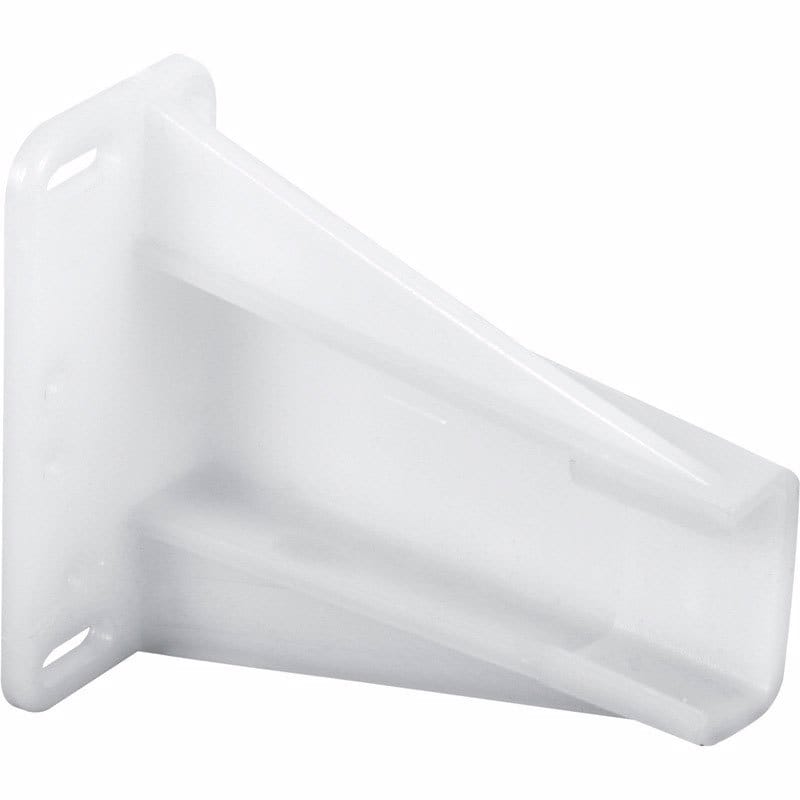 Prime-Line R 7240 2-3/4 in. L Plastic Ball-Bearing Rollers Drawer Slides Track Bracket 2 pk