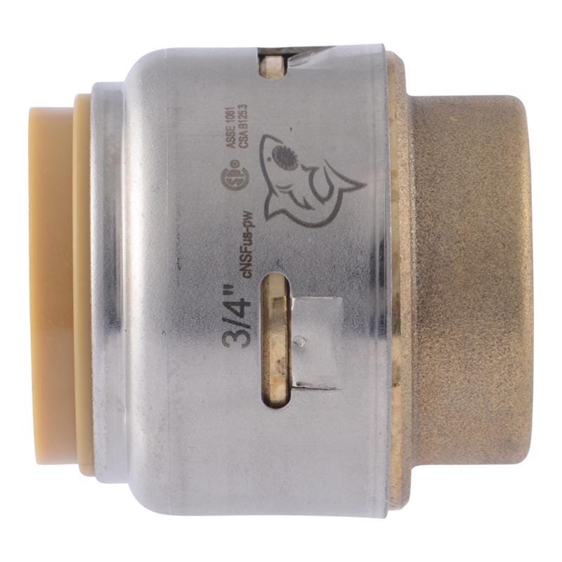 Sharkbite UR518A Push to Connect 3/4 in. PTC each Brass Cap