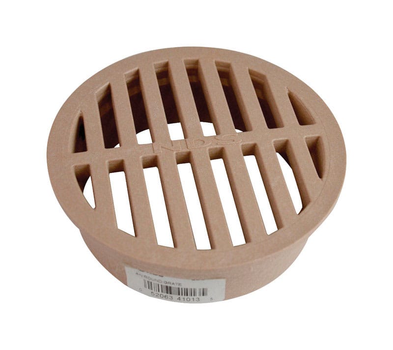 NDS 13S 4 in. Sand Round Polyethylene Drain Grate
