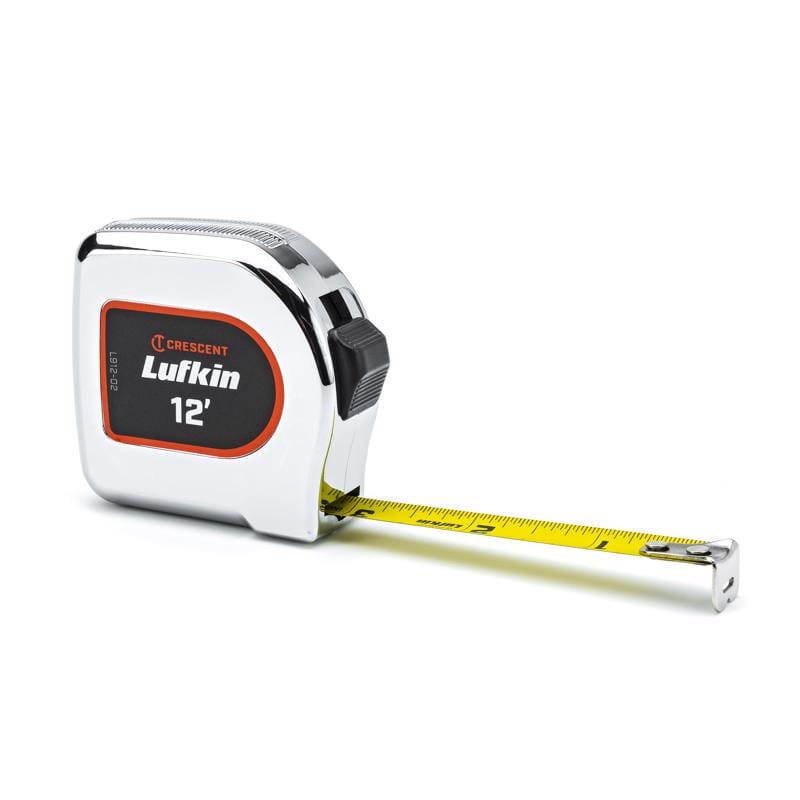Crescent L912-02 Lufkin 12 ft. L X 1/2 in. W Tape Measure 1 pk