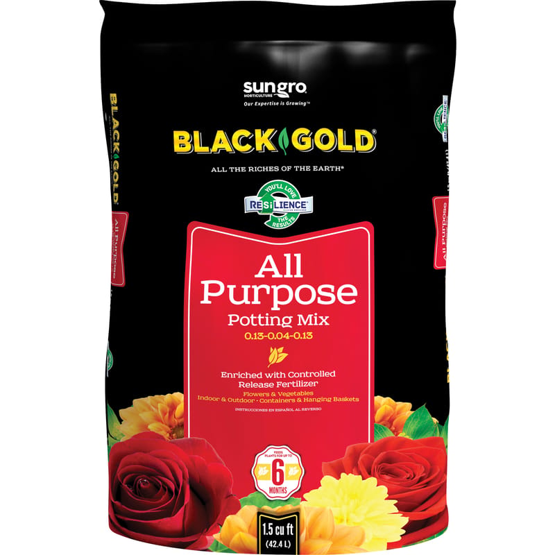 Black Gold 1410102 1.5CF P All Purpose Potting Mix 1.5 cu ft