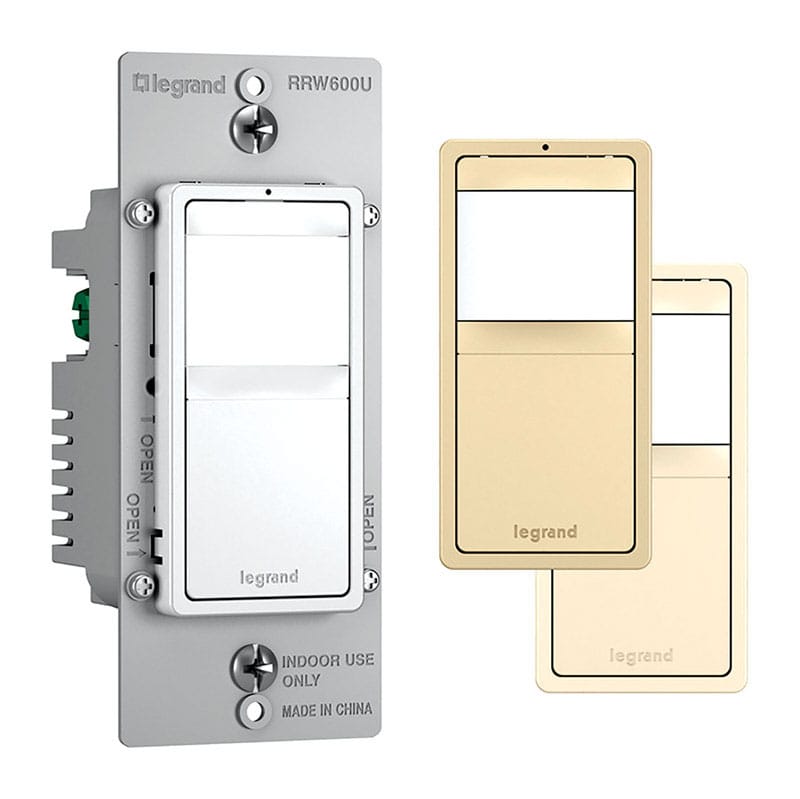 Legrand RRW600UTCCCV4 Radiant 15 amps Motion Sensor Switch Ivory, Light Almond, White 1 pk