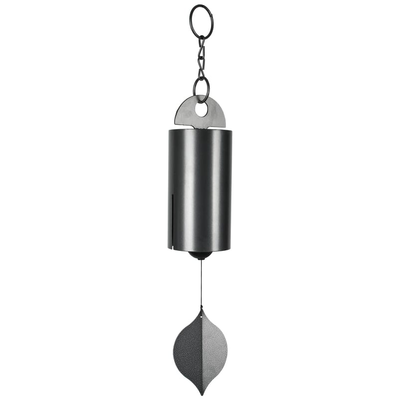 Woodstock Chimes HWLAS Signature Collection Silver Aluminum/Wood 40 in. Heroic Windbell Bell Chimes