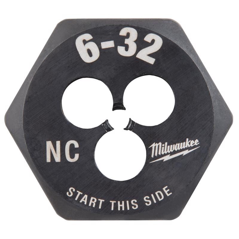 Milwaukee 49-57-5315 SAE 6-32 NC 1" Hex Threading Die